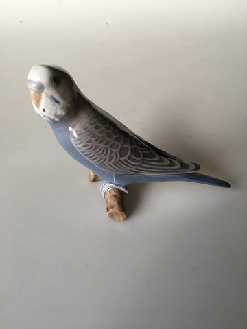 Bing and Grondahl Figurine Budgerigar BlueNo. 2210