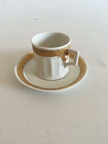 Royal Copenhagen Gold Fan Espresso Cup No 11548