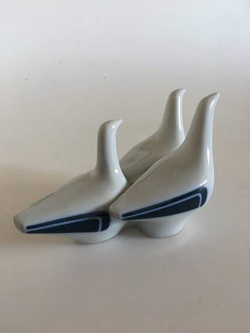 Bing and Grondahl Figurine of Geese No 4204 Blue Agnete Jørgensen