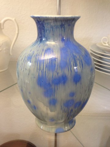 Royal Copenhagen Art Nouveau Crystalline Glaze Vase by Ludvigsen