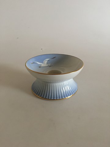Bing and Grondahl Seagull with gold Candleholder No. 224 / 502