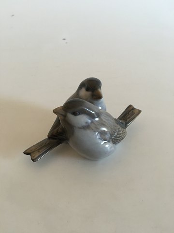Royal Copenhagen Figurine No. 1309 of Two Sparrows