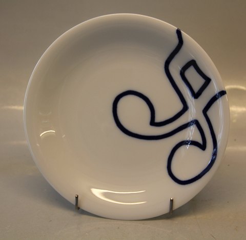 619 Kagetallerken 19.5 cm med blå noder Royal Copenhagen Musica, Monica 
Ritterband