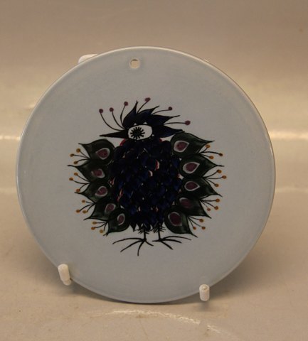 Aluminia kunstfajance 128-1665 Bordskåner - platte 14.5 cm med fugledekoration, Tenera Beth Breyen