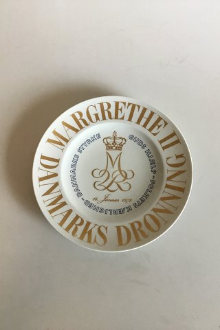 Bing and Grøndahl Plate Queen Margrethe II of Denmark