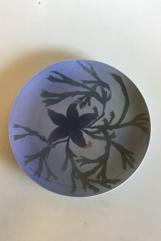 Royal Copenhagen Motif Platter with Unique Decoration No 2098 by Oluf Jensen. From September 1890