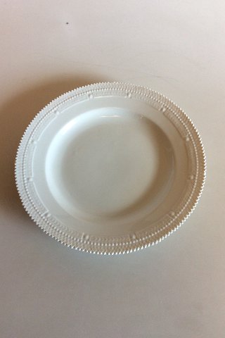 Royal Copenhagen Hvid Flora Danica / Perle Stel Spisetallerken No. 3549