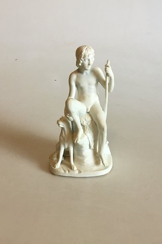 Bertel Thorvaldsen: Royal Copenhagen Composite Resin Figurine of The shepherd Boy