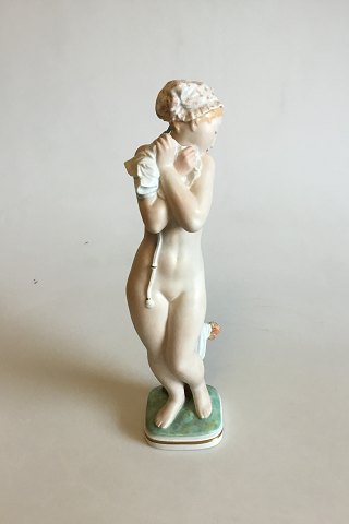 Royal Copenhagen Gerhard Henning overglaze Figurine by Gerhard Henning Bathing Girl No 2428