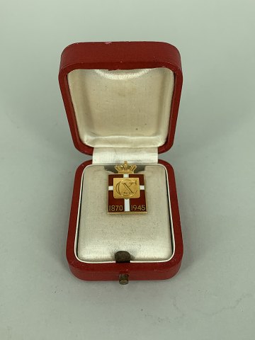 Georg Jensen Kongemærke -knaphulsmodel 14karat 
guld SJÆLDEN 1945