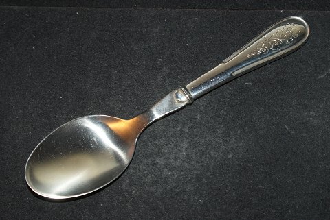 Salatspoon Stainless sheet Randbol silver cutleryCohr silverLength 17 cm.