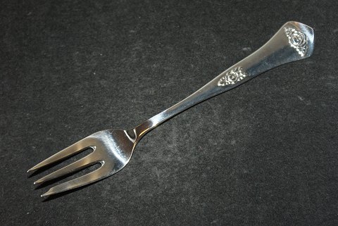 Cake Fork Rosen, Danish silver cutleryLength 13.5 cm.