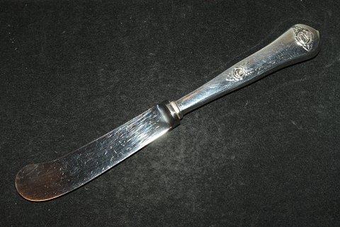 Smørkniv, Rosen Dansk Sølvbestik Horsens sølvLængde 16,5 cm.SOLGT
