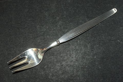 Cake Fork Savoy Sterling silver cutleryP.C.Frigast silver Copenhagen.Length 14.5 cm.