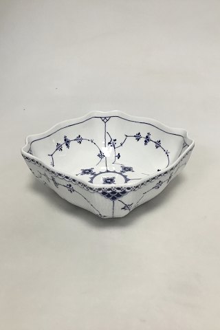 Royal Copenhagen Blue Fluted Half Lace Square Bowl No 581