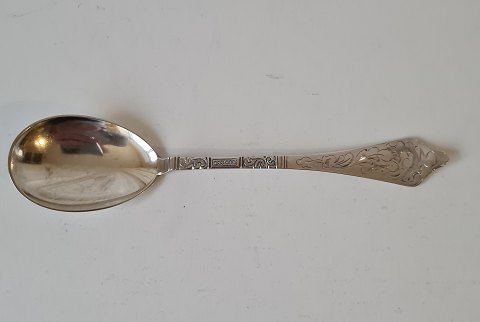 Antique Rococo small serving spoon in silver from 1919 - 16.4 cm.