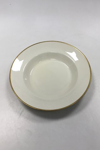 Royal Copenhagen Glat Creme stel Dybtallerken No 9590