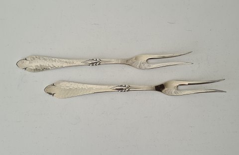 Freja cold cut fork in silver