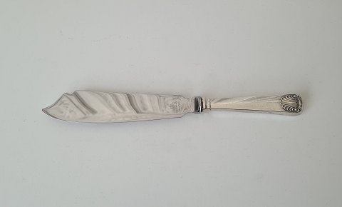 Mussel layer cake knife in silver and steel from 1926