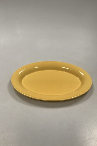 Royal Copenhagen Ursula Oval Plate in Yellow No. 621