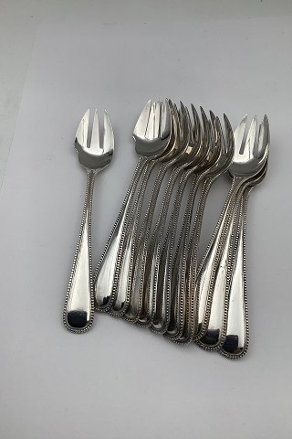 Set of 11 Cake Forks of Danish Silver from 1919