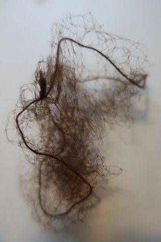 Antique hairnetThe hairnet is made of hair from personsIn a good condition