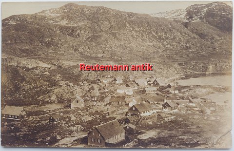 Postcard: Look over Julianehaab in Greenland