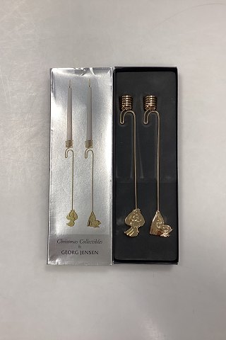 Georg Jensen Christmas Collectibles Candleholder - Angel and Virgin Mary with Jesus 2012