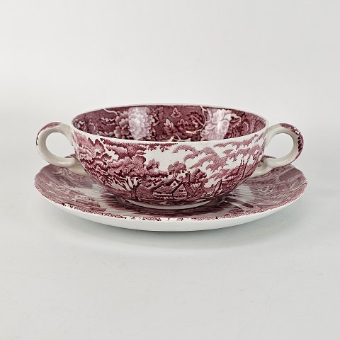 English SceneryBouillon kopRød Paris12 cm