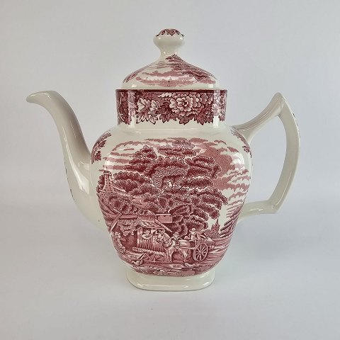 English SceneryKaffekandeRød Paris22 cm