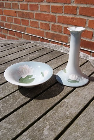 item no: po-sæt B&G skål og lysestage