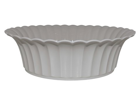 Royal Copenhagen 
Hvid oval jardinere