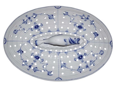 Musselmalet RifletSjælden fiskerist med figur af fisk fra ca. 1850