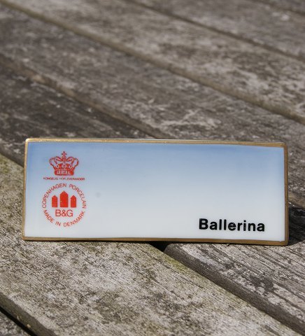 item no: po-Porcelænsskilt Ballerina