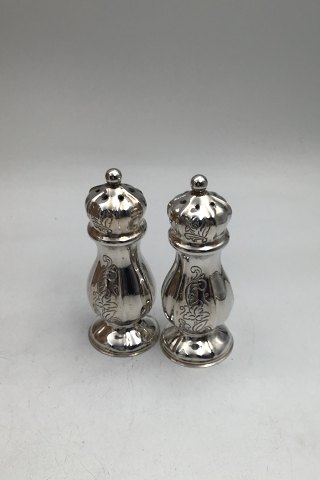 H Fischer Silver Salt / Pepper shakers (Pair)