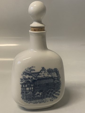 Royal Copenhagen, Bottle with stopper.Height: 19.5 cm.