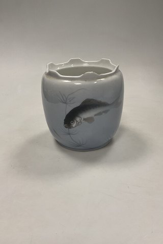 Royal Copenhagen Art Nouveau Vase with Fish No. 169 / 104