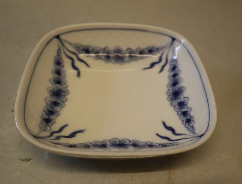 B&G 194 Sættefad, firkantet 11 x 11 cm (333) Blå Empire porcelæn