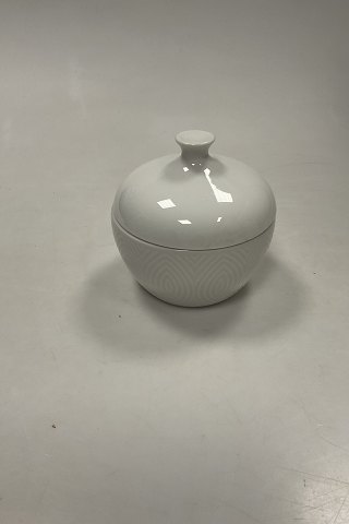 Royal Copenhagen Salto hvidt stel Sukkerskål stor