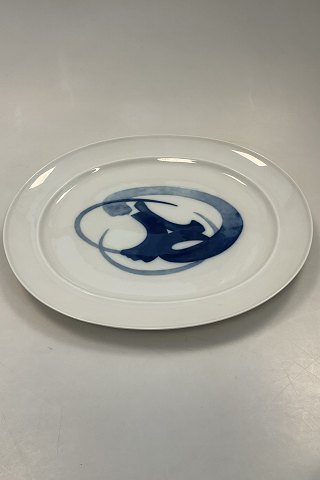 Bing og Grøndahl Henning Koppel Blå Ovalt Serveringsfad No 315