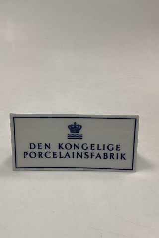 Royal Copenhagen Dealer Sign