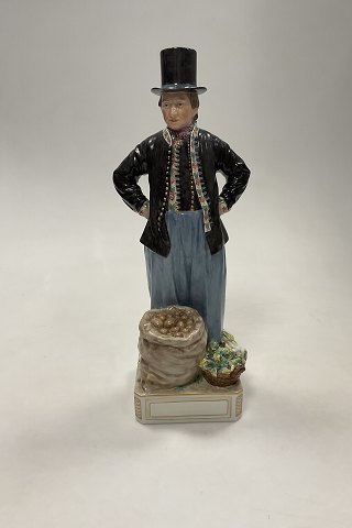 Royal Copenhagen Overglaze Figurine Jan Hansen Schmidt Torvedragt, Amager No. 
12103