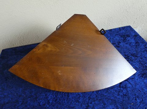 item no: m-Hjørnehylde i mørkt træ