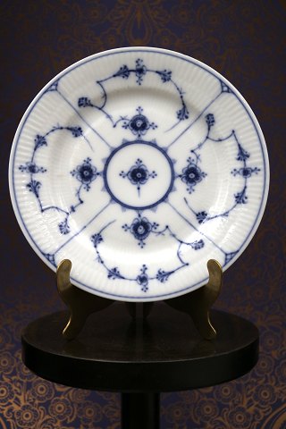 Antique Blue Fluted plate Dia.: 19cm. with stamp from 1850-70...