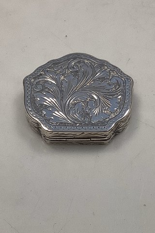 Italiensk Sølv Pilleæske