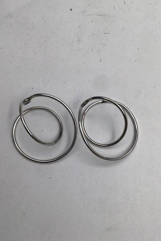 Georg Jensen Sterling Silver Earrings No. 554A Alliance