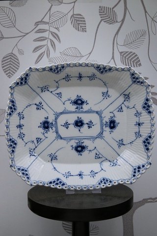 Royal Copenhagen, 
Blue Fluted Full Lace Bread Tray.
RC# 402...