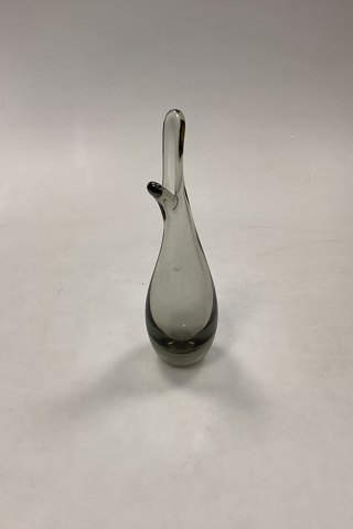 Holmegaard Duckling / Beak Vase with smoked glass