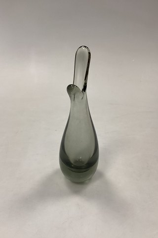Holmegaard Duckling / Beak Vase with smoked glass