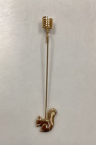 Georg Jensen Golden Christmas Lyseholder - Egern 2004